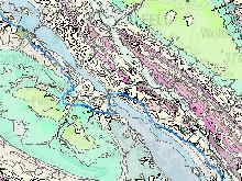 Trffelsuche - geologische Karte